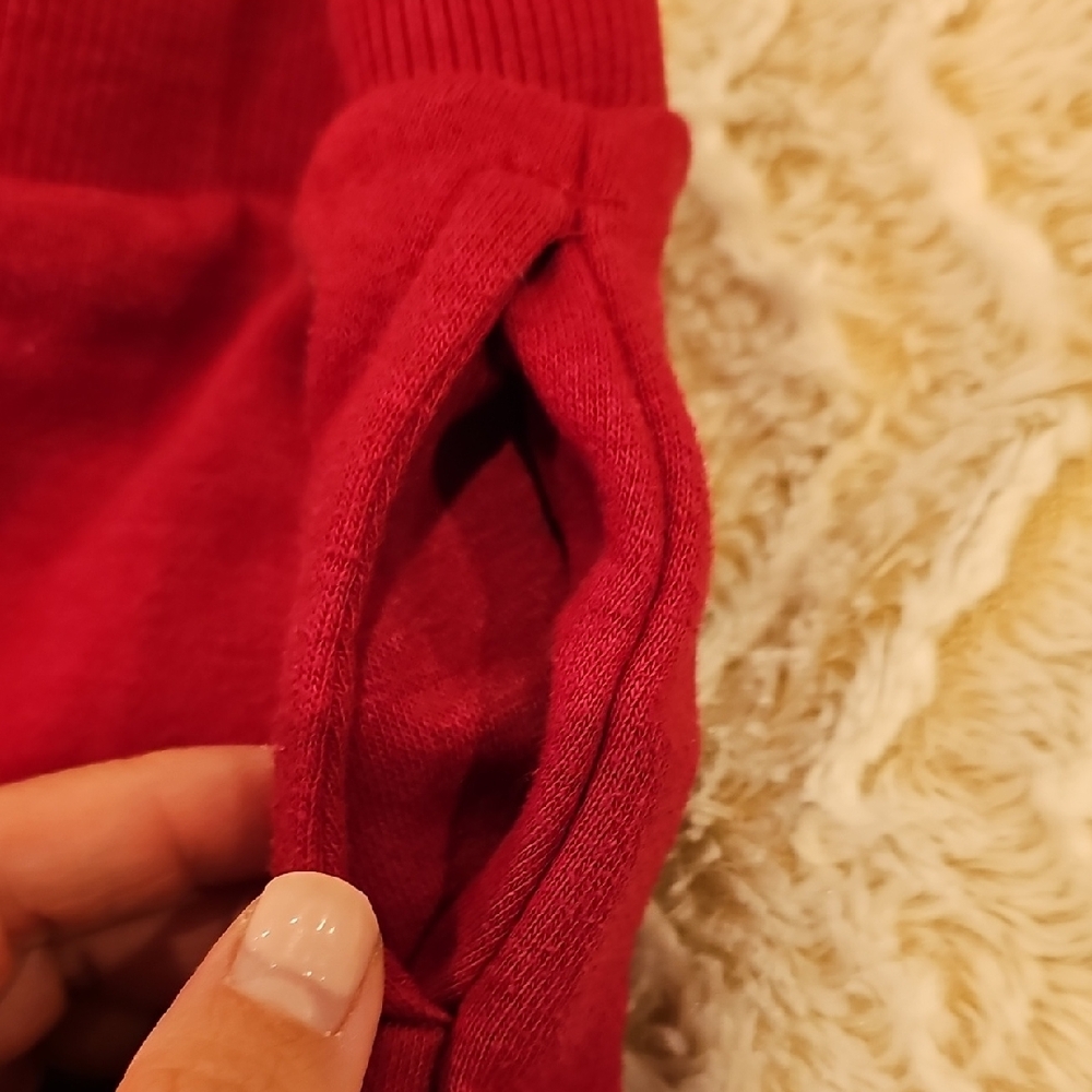 True Religion Kids Red Joggers with Gold Logo - Picture 3 of 5
